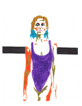 Solo Vibin' - Linear Series - Art Print
