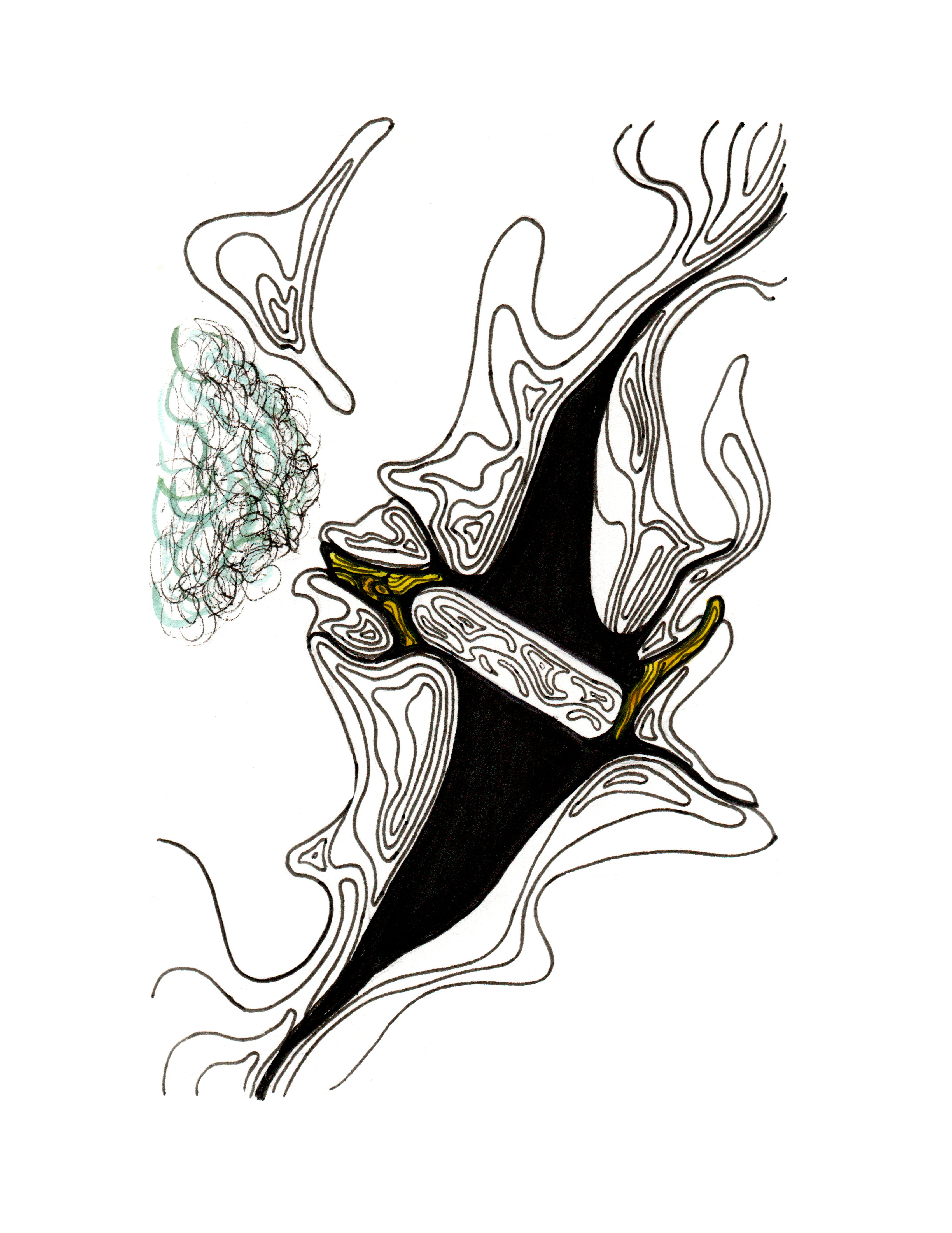 Connected - TopoErotic Series - Art Print